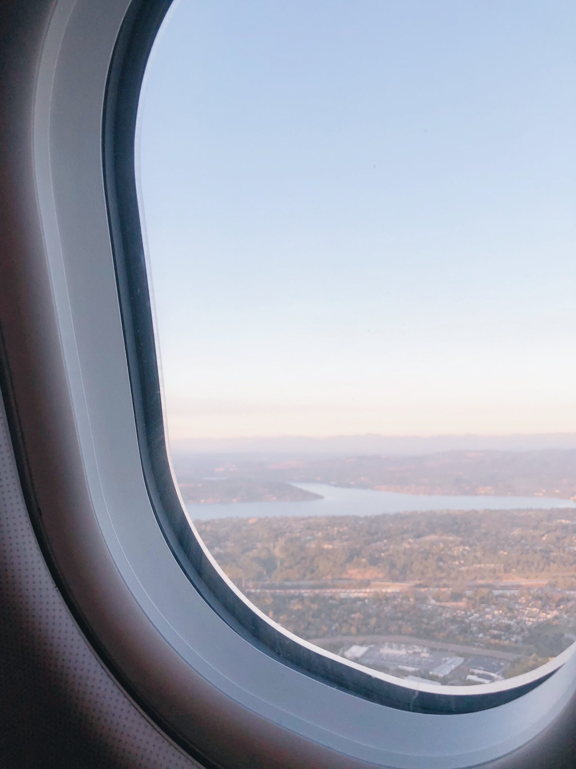 View of Dublin upon arrival