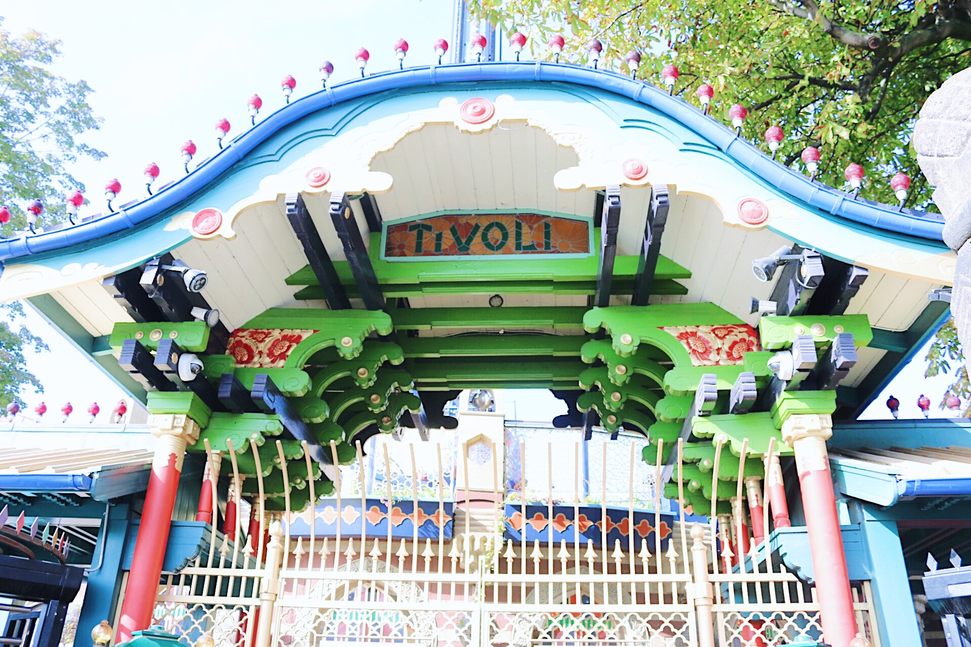 Visit to Tivoli Gardens Amusement Park in Copenhagen, Denmark