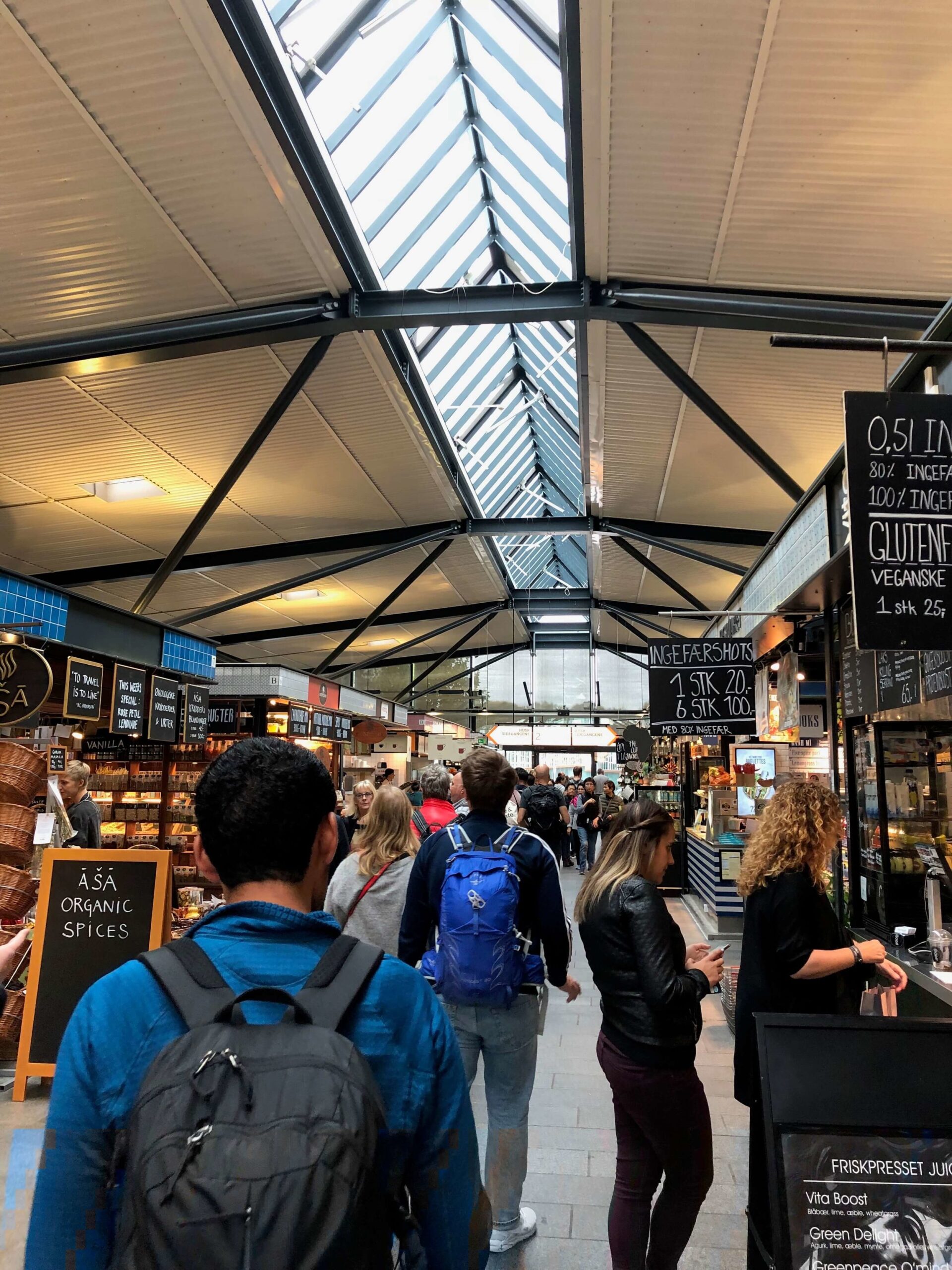 torvehallerne food hall inside- foods of copenhagen food tour review - travelhappy luxury hawaii travel agency